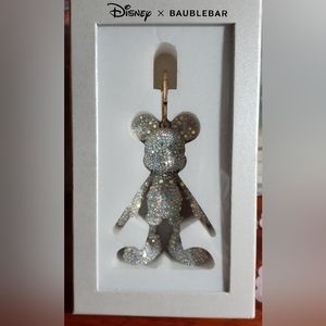 Disney Baublebar Aurora Borealis Crystal Mickey Mouse Bag Charm